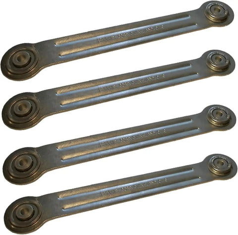 Patio Glider Replacement Bearing Bracket Rocker Arm Hardware Kit For Adirondack Chairs 9 Inch Length Zinc Coated Steel Durable Rustproof Pivot Points Indoor Outdoor Furniture Repair 4 Pack