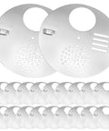 Stainless Steel Bee Hive Nuc Box Entrance Gates With Four Mode Disc Excluder for beekeeping, easy installation shown, 20 pack.