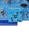 AM FM Radio Kit For Soldering Enthusiasts Switch Between ICs And Transistors Superheterodyne Design For AM And FM Broadcasts Dope STEM Project With 56 Page Training Course Covering Audio Amp AM Detector AM IF FM Detector FM IF FM RF Stages, blue PCB