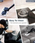 Waitbird 4.5 Bar Handheld Steam Cleaner, 275°F Professional Home Steamer cleaning kitchen, car upholstery, and sofa.