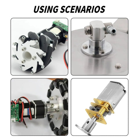 5mm Rigid Flange Shaft Coupling Bundle, Stainless Steel Motor Shaft Connector For RC Models And DIY Projects, 22mm Flange, 10mm Outer Diameter, 12mm Height, M3 Set Screws, Corrosion Resistant, Heavy Duty in RC motor and robotics use