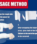 Instructions for 24 Pack Gauze Roll Bandages 4 X 4.1 Yd Premium Lint Free Latex Free Conforming Stretch For Wound Care