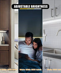 16 Inch Motion Sensor LED Under Cabinet Lights 3 Pack Rechargeable Magnetic Closet Lighting With 3 Color Temperatures