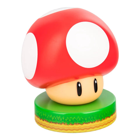 Super Mushroom Icon Light For Gamers Inspired By Nintendo Mario Series Battery Powered Night Light With Warm Glow For Nightstand