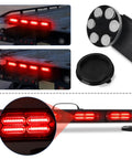 BELIFLY wireless trailer tow light bar with red LED brake/turn lights; magnetic base and round RV transmitter.