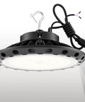 300W UFO LED High Bay Light With 45000 Lumen Output, 5000K Daylight, 0-10V Dimmable, IP65 Waterproof, US Plug With 5ft UL Cable