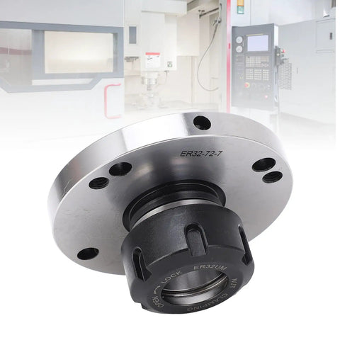Heavy Duty Carbon Steel Lathe Collet Chuck With 100mm Diameter And 42mm Height For Secure Clamping In Precision CNC Machining Tasks