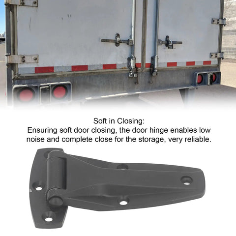 Soft Close T Hinge Zinc Alloy for Inward and Outward Doors with truck cargo application background