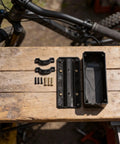 Built Tough ABS Metal Ebike Controller Case Waterproof Box For Scooter And Bike Conversions with mounting hardware on table