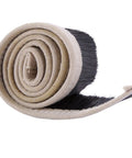 Shop Ready Heavy Duty CNC Router Spindle Dust Collector Brush Seal For Precision Engraving Machines with a rolled brush and fabric backing.