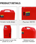 Top Rated 24V 20Ah Lithium Battery For Electric Forklifts Compatible With Heli And Jialift Pallet Trucks Reliable Power And Fast Charging Solutions with portable handle and waterproof design.