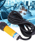 10 Pack Reflex Photoelectric Sensor For Diffuse Reflection, 200mA DC Three Wire PNP Output with 1.1m cable in automation setting