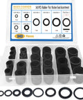 Ultimate DIY Friendly Rubber Flat Washer Gasket Set For Plumbing Repairs 343 Piece NBR 70A Buna N Assortment In 8 Sizes