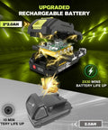 Upgraded rechargeable battery for 22V Cordless Garden Tiller Cultivator For Soil Preparation And Weeding Lightweight Rototiller