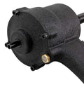 Pro Grade 8mm Pneumatic Hole Puncher Heavy Duty Metal Punching Gun for Doors and Windows, close-up of durable housing and flange opening tool