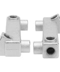 6 Way Air Compressor Manifold Block High Flow Aluminum Alloy Distribution Fitting With G1/4 G1/2 Threads for Pneumatic Systems