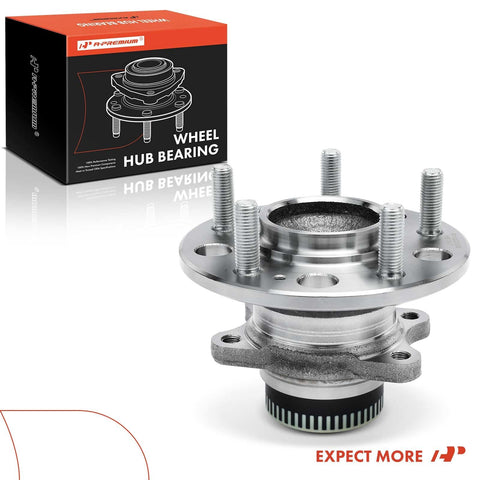 Rear Wheel Bearing And Hub Assembly 5 Lug Compatible With Hyundai Tucson 2010 To 2015 Sonata 2010 To 2014 Azera 2011 To 2017 Kia Optima