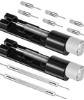 Two Pack Watch Link Removal Kit For Bracelet Adjustment And Replacement Pro Grade Tool Set With Pin Remover And Extra Pins