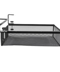 Under Desk Hidden Drawer With No Drilling Mount And Rustproof Metal Build, Slide Out Storage Organizer For Standing Desks, mesh design