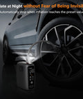 Portable Tire Inflator Air Compressor 150 PSI With 28 Cylinder 12V Motor 140W Auto Shut Off LED Light Beast Mode inflating car tire