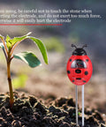 3 In 1 Ladybug Soil Tester Kit for Garden and Lawn inserted in soil near plant