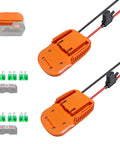 Power Wheels Adapter Kit For 18V Hyper Batteries With 14AWG Wire And Fuse Pack 2 Pack Dope RC Car And Truck DIY Upgrade