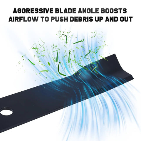 Timecutter 50 Inch Mower Blades Replacement For Toro Timecutter Zero Turn Mowers 50 Deck High Lift Durable Edge