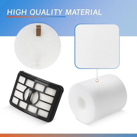 Shark NV500 Series Vacuum Filter Replacement Felt For NV501 NV502 NV503 NV505 NV510 NV520 NV552 NV640 NV642 UV560 XFF500 Easy Install Washable Replacement For Rotator Vacuum