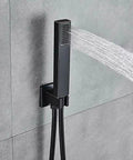Handheld showerhead from Wall Mounted Led Rain Shower Head System With Thermostatic Mixer Valve And Six Massage Body Sprays Plus Handheld Combo.
