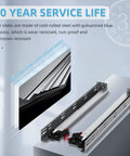 Tough As Nails Undermount Drawer Slides 6 Pair Soft Close 9 Inch Full Extension Ball Bearing solid cold-rolled steel with red release.