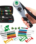 25 Piece ST2173 Deutsch Connector Tool Kit With ACT HDT Crimp Tool For Deutsch Size 12 16 20 Solid Contacts And Pin Removal Tools