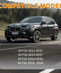 BMW X-series compatible with BMW Start Stop Button Cover Trim, X3 F25 2011-2016, X4 F26 2014-2016, X5 F15 2014-2018, X6 F16 2015-2018