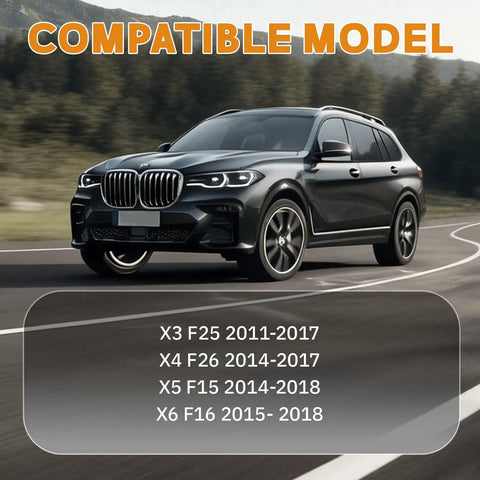 BMW X-series compatible with BMW Start Stop Button Cover Trim, X3 F25 2011-2016, X4 F26 2014-2016, X5 F15 2014-2018, X6 F16 2015-2018