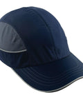 Safety Bump Cap Baseball Style Hat With Long Brim For Comfortable Head Protection Removable High Density Shell Navy Blue Skullerz 8950