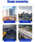 Commercial Grade Backhoe Loader For Construction And Agriculture with Front Loader And Backhoe Attachments on construction sites