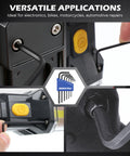 Dope 7 Piece Metric Hex Key Set with chrome vanadium L shaped Allen wrenches in use on electronic devices