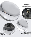 Washer And Dryer Control Knob Replacement For Samsung Washers And Dryers, DC97-16931B Compatible, metal material, side view