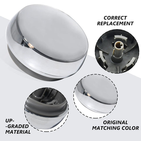 Washer And Dryer Control Knob Replacement For Samsung Washers And Dryers, DC97-16931B Compatible, metal material, side view