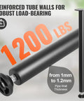 28 Inch Adjustable Desk Legs Heavy Duty Steel Table Support Set Of 4 Boss Desk Upgrade 1200 Lb Load Capacity with reinforced tube walls.