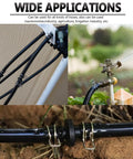 1/4 Inch Irrigation Hose Clamp For Leak Proof Watering, Easy Install DIY connector with 304 stainless steel clamps on hoses