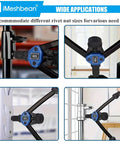 Solid 13 Inch Rivnut Tool Kit With 130pcs Assorted Rivet Nuts And Metric Sae Mandrels For Heavy Duty Auto Body Work And Sheet Metal Jobs In Rugged Case in use on metal panels