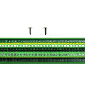 Top view of Beefy Heavy Duty Screw Mount Terminal Block Distribution Module, 30 Position, 24A Per Channel At 400V, 5.0mm Pitch