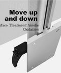 Heavy Duty Aluminum RV Table Base Mount With No Sweat Rotatable Adjustments Sweet Space Saving Replacement Stand close-up of anodized alloy bracket