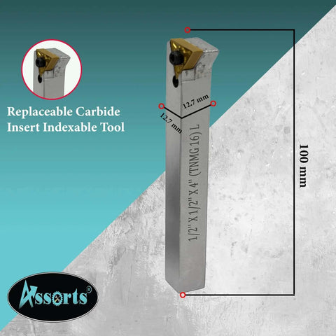 Assorts 2-inch fly cutter with replaceable carbide insert and detachable R8 shank; steel body, front view