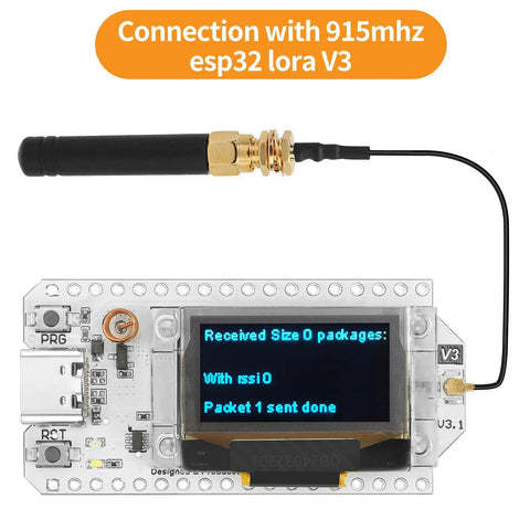 ESP32 LoRa V3 board with Antenna Pigtail Cable Set For WiFi And Drone Image Transmission Low Loss RF Cable From UFL To SMA