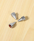 Get These 3 Pcs Heavy Duty Nozzle Kit For S-993A And S-995A Electric Desoldering Pumps With 1MM 1.5MM And 2MM Tips For Your Welding Game, stainless steel nozzles on wood.