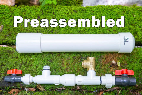 Hydraulic Ram Pump One Inch Medium Off Grid Water Pump For Streams And Creeks Zero Hassle Pumps Like A Champ Powered By Flowing Creek Water Not Gas Pvc Frame Lead Free Brass Valve Heavy Duty Livestock And Garden Setup