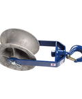 Heavy Duty 12 Inch Hook Type Sheaves With Welded Steel Frame And Self Lubricated Bearings For Eight Thousand Pound Cable Pulling Capacity And Rugged Construction For Tough Jobsites