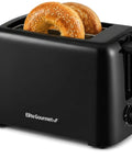 Top Shelf 2 Slice Toaster Features Cool Touch Exterior And Massive 1 25 Inch Slots That Handle Big Bagels And Waffles Like Butter with toasted bagels.