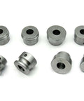 Bead Roller Dies and Flange Dies Kit for 7/8 Inch Bead Rollers 22mm Shafts Includes Bead Mandrels in 1/4 3/8 and 1/2 Inch and Flange Mandrels in 1/16 1/8 and 1/4 Not Chrome Plated displayed on white surface